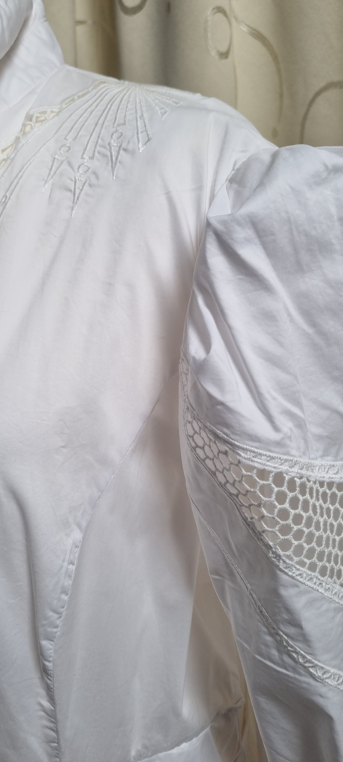 Karen Millen Cutwork Midi Shirt Dress