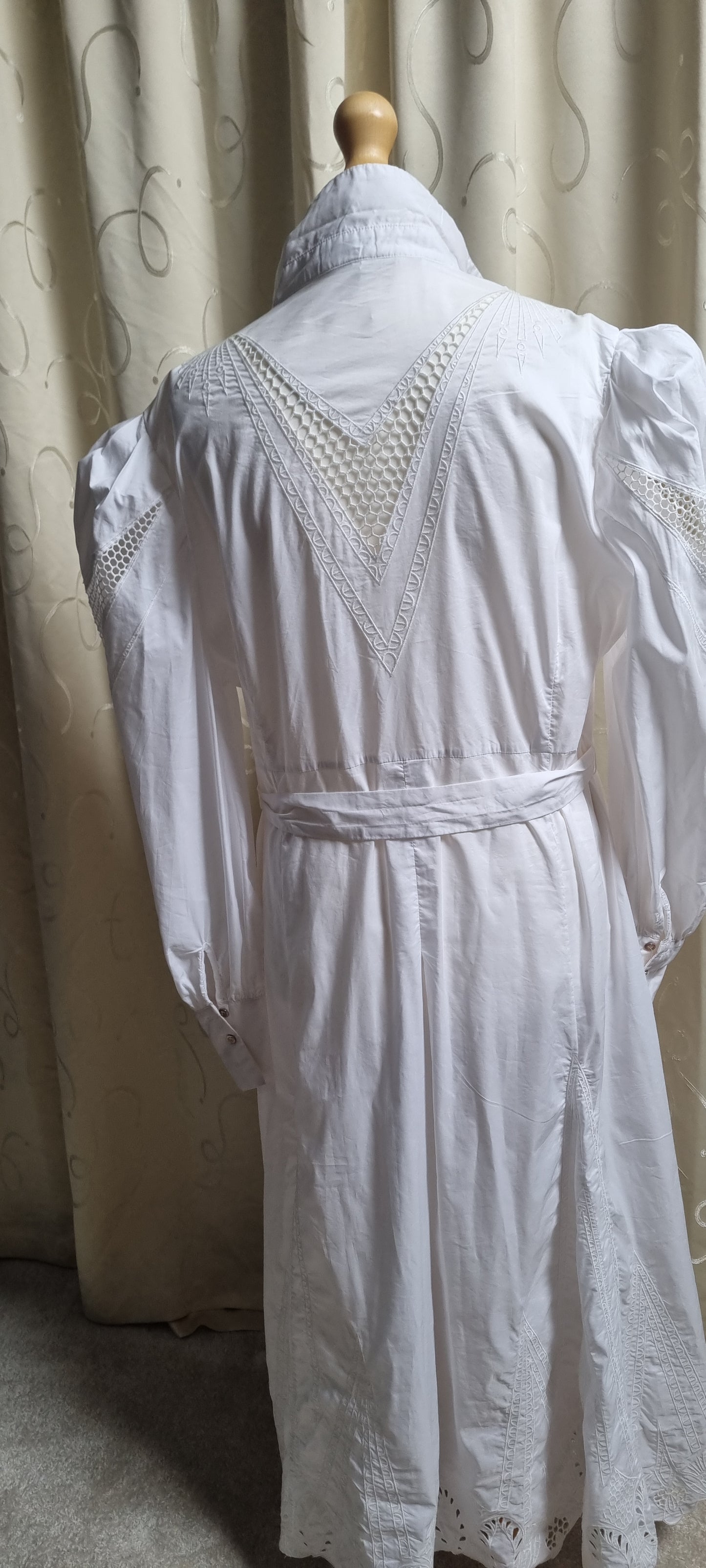 Karen Millen Cutwork Midi Shirt Dress