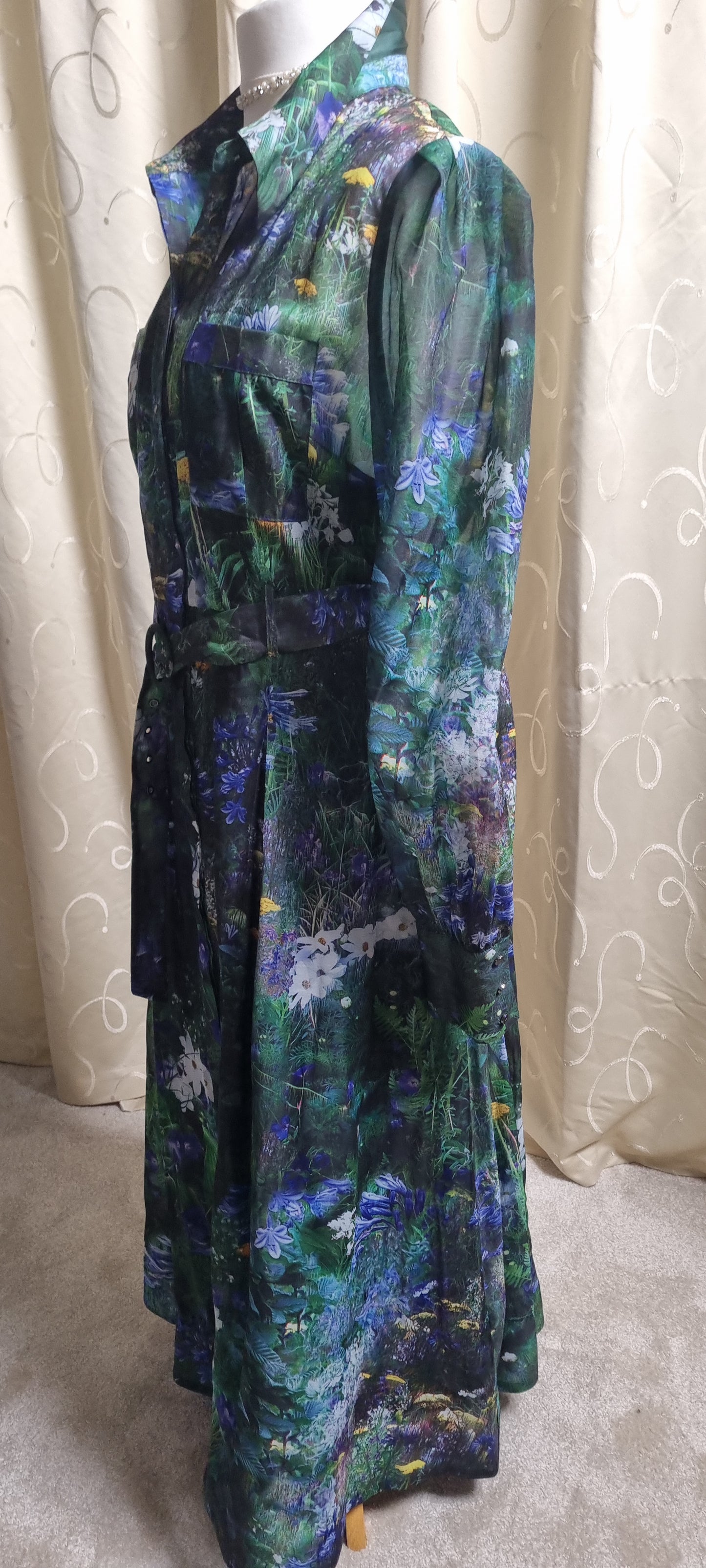 Karen Millen Scenic Floral Organdie Dress