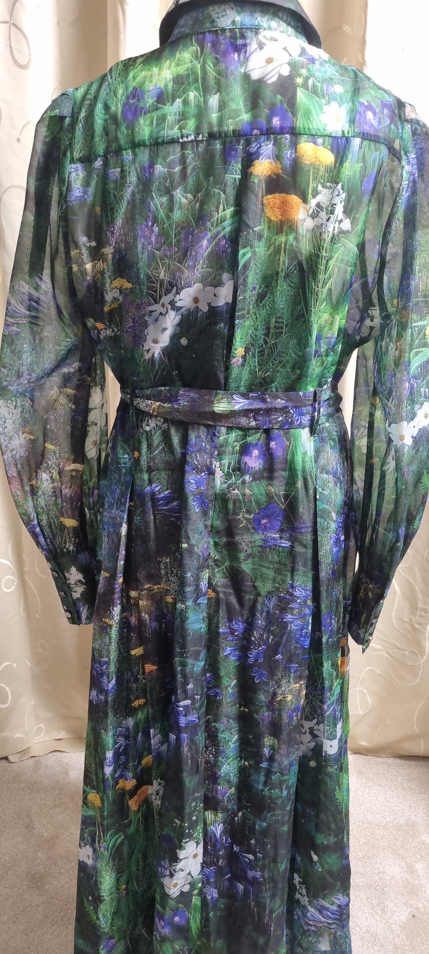 Karen Millen Scenic Floral Organdie Dress