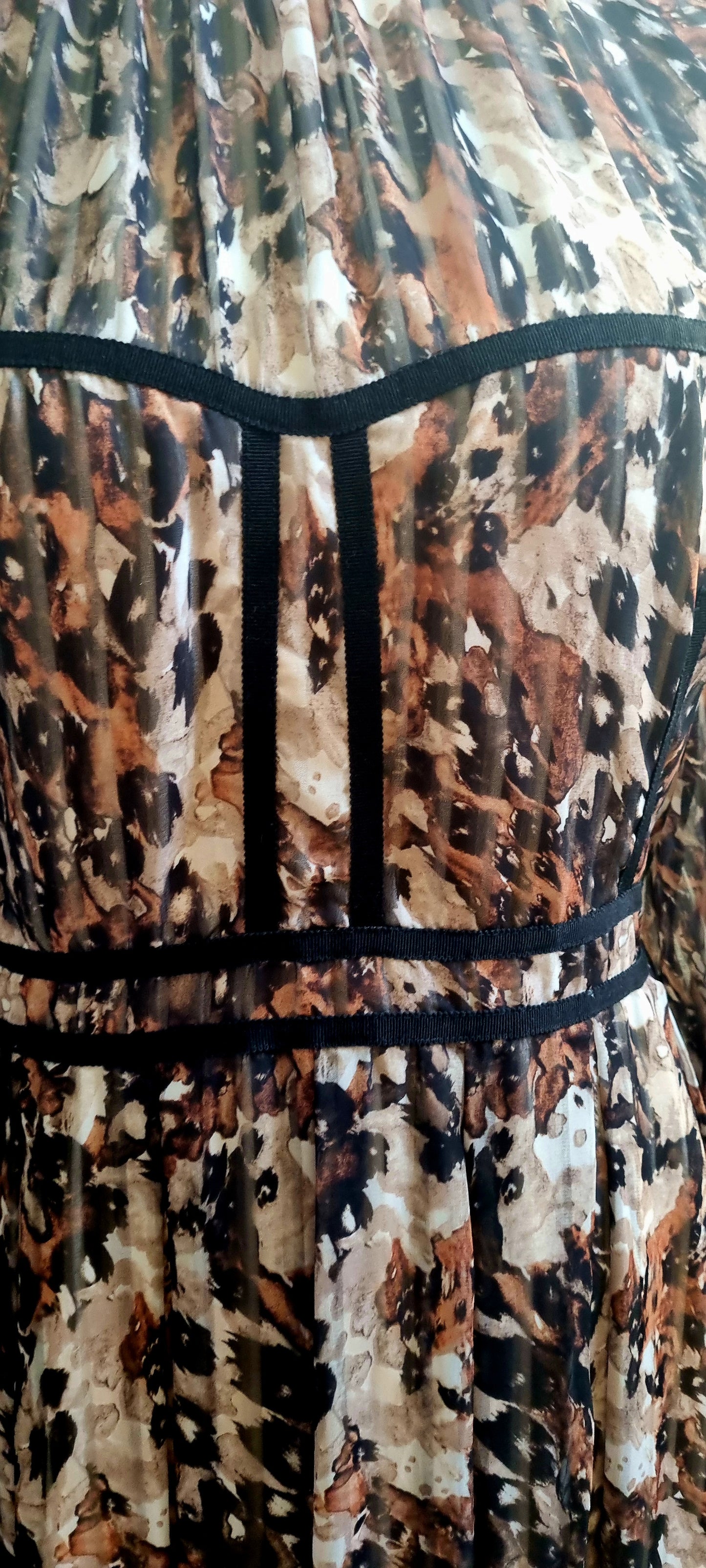 Karen Millen - Leopard Woven Tape Detail Dress