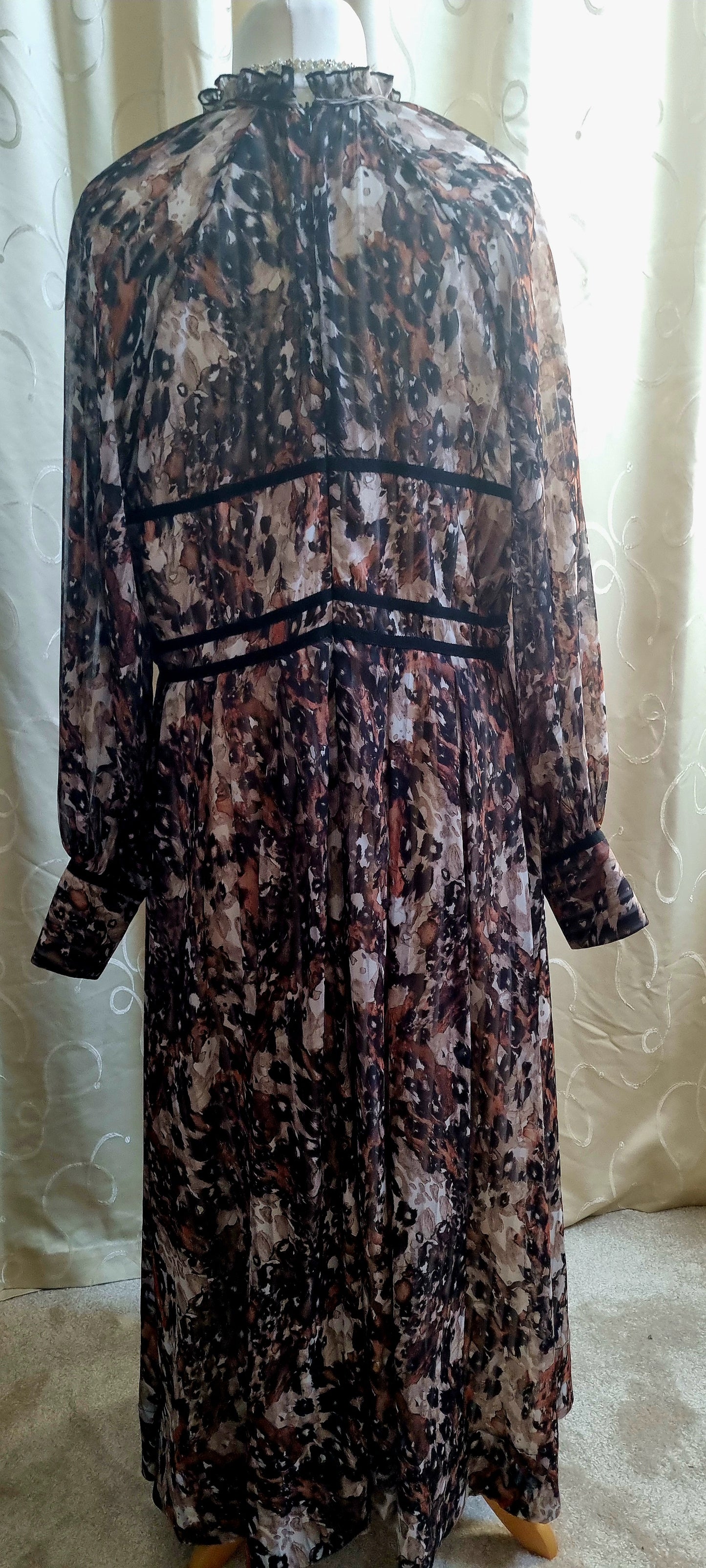 Karen Millen - Leopard Woven Tape Detail Dress
