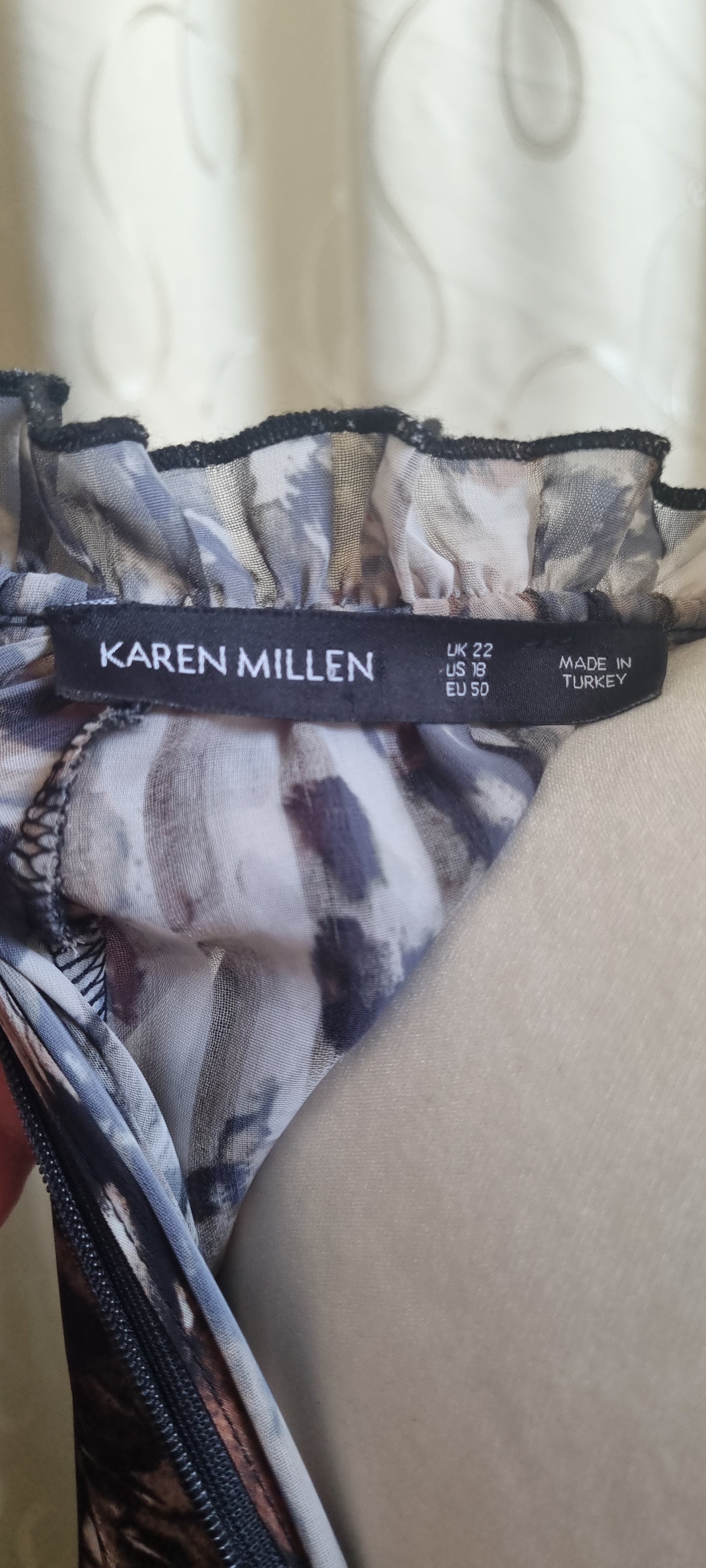 Karen Millen - Leopard Woven Tape Detail Dress
