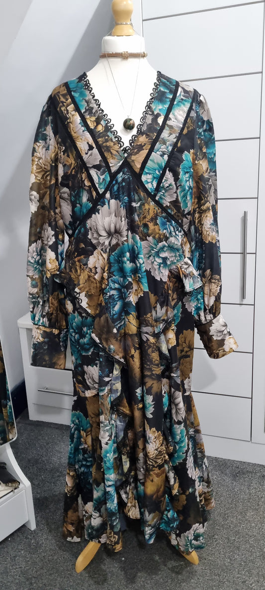 Karen Millen -  Floral Maxi Dress - Feel Fabulous
