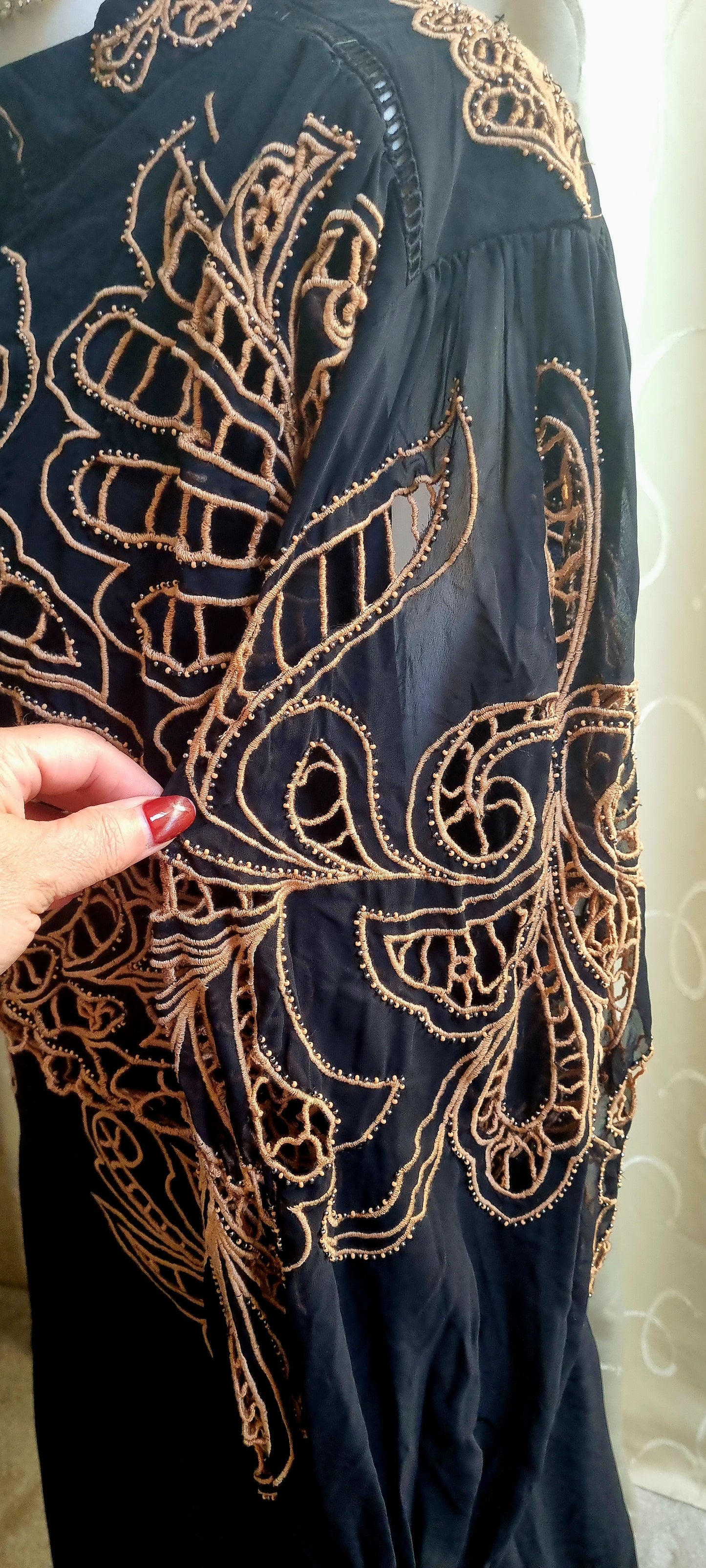 Karen Millen - Sophisticated and Stylish Cut Work Dress