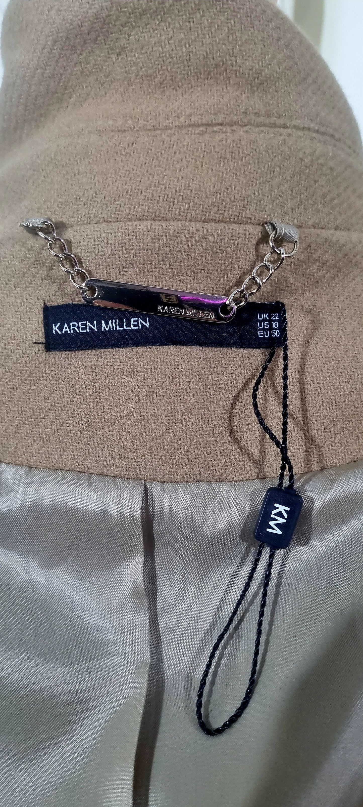 Karen Millen S22 Coat - Wool Cashmere mix